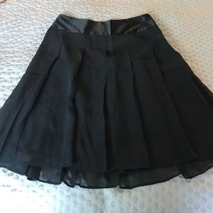 Banana Republic chiffon skirt with Satin waistband